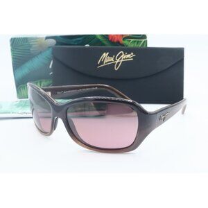 Maui Jim Pearl City MJ 214-01A Tortoise Cat Eye Sunglasses Maui Rose polarized